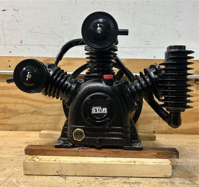 #ad NorthStar Air Compressor Pump 2 Stage 3 Cylinder 14.9 CFM @ 90 PSI $320.00