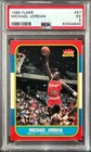 1986 FLEER #57 MICHAEL JORDAN PSA 5 Rookie Card RC
