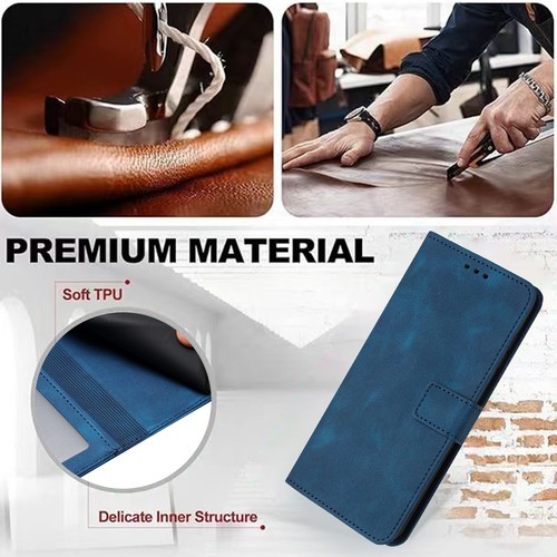 For iPhone 16E 16 Pro Max 15 Plus 14 13 12 Wallet Case Leather Magnetic Cover - Picture 5 of 16