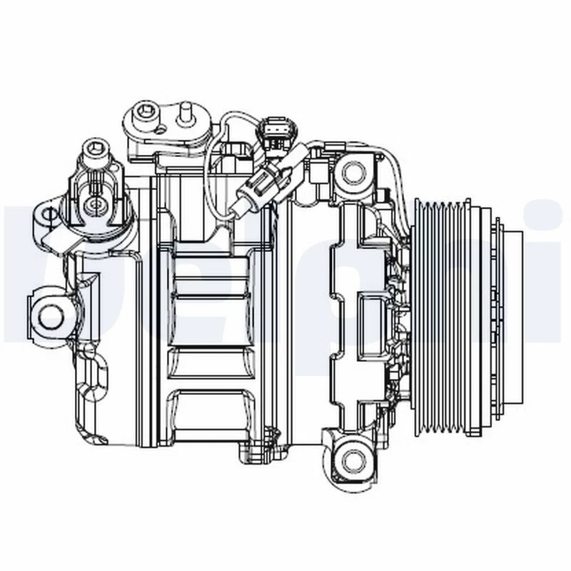 COMPRESSOR AIR CONDITIONING CS20547 FOR N52B25/N53B25A 2.5L N52B30A 3.0L 6cyl - Image 2 of 4