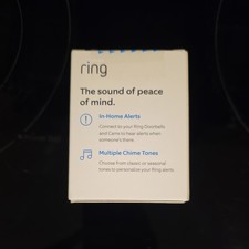 NEW Ring Chime Plug-In Ring Alerts For Every Room  White..