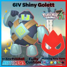 ✨ Shiny Alpha Golett 6IV + EVs ✨ Pokemon Legends ZA 🚀 Fast 🚀