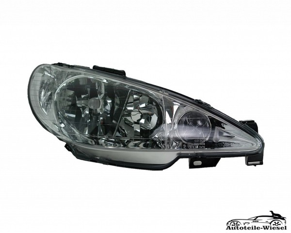 Front Scheinwerfer FüR Peugeot 206 SW Van CC Rechts Vorne 00-09-image
