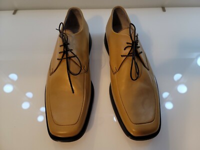 Rare Gianfranco Ferre Shoes, Mustard brown, Size 42 IT, Made in Italy, MSRP $595