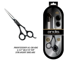 ANDIS Stainless Steel Professional Pet Grooming BLUNT TIP STRAIGHT SHEAR Scissor