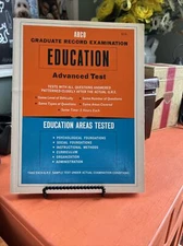ARCO - Graduate Record Examination Education  Advance Test Prep 1971 VGC