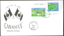 🍁Canada  #1051/1059    "CANADIAN FORTS"    Brand New 1985  Special Event Cachet