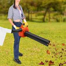 US SALE! Leaf Blower Gas 2-Stroke Cycle Commercial Heavy Duty Grass Yard Cleanup