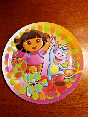 食器 DORA Zak Design Plate DORA THE EXPLORER Pink Melamine Plastic ~ 8