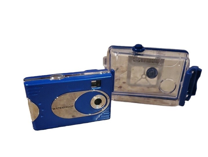 Aquashot Underwater Digital Camera (26690BLUFR) Blue [LN]™ eBay