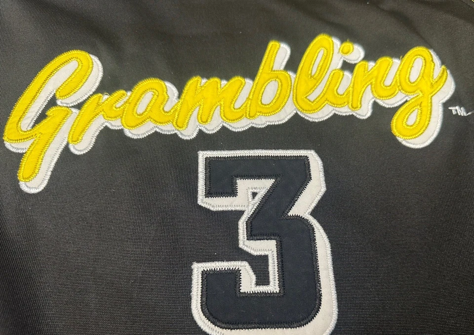 Vintage Grambling State university Tigers Men’s Sewn Basketball Jersey Size XL - Image 3 of 4