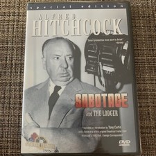 Alfred Hitchcock DVD Sabotage and The Lodger Spanish Chinese Japanese Subtitles