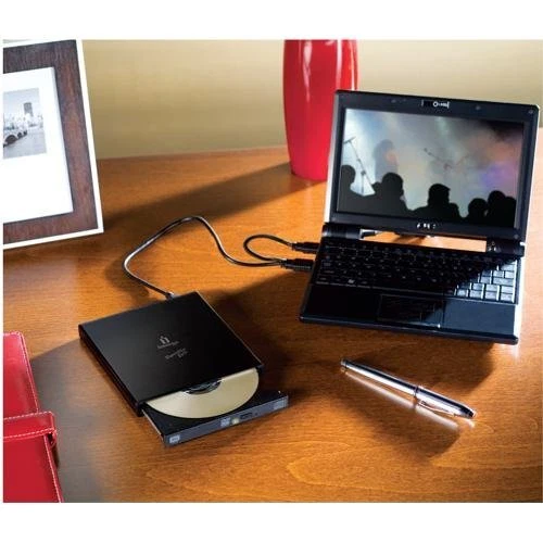 Iomega Superslim USB 2.0 8X DVD Writer External Optical Drive 34427 - Image 2 of 2