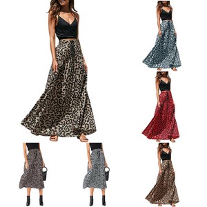 leopard maxi skirts
