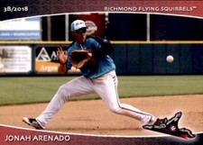 2018 Richmond Flying Squirrels Grandstand 2 Jonah Arenado Lake Forest California