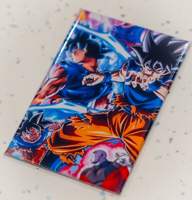 Son-Goku Ultra Instinct Kühlschrankmagnet | Hochwertiges Anime Sammlerstück | 78 mm x 53 mm