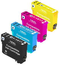 18XL Non-OEM CMYK Ink Cartridge Set for Epson XP-202 XP-225 XP-302 XP-415 XP-322