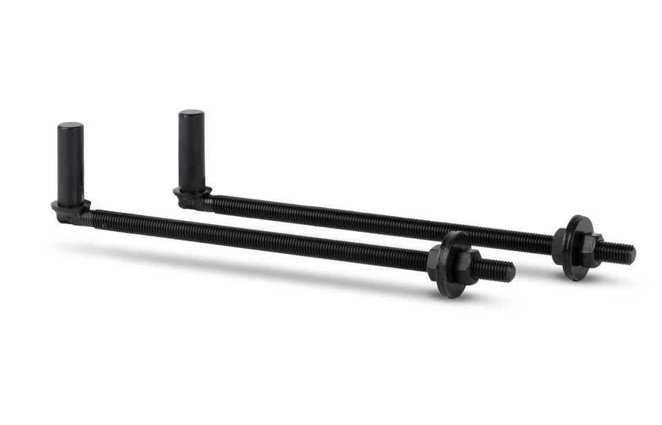 Alberts 2x Kloben Durchschrauben J-Haken, Dornmaß Ø16 mm Länge 315 mm