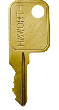 Haworth ML127 File Cabinet, Desk, Cubicle, Mobile Pedestal Replacement Key