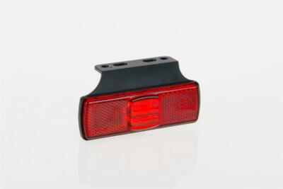 12/24V RED REAR LED slim clearance marker light lamp with angle bracket and c...