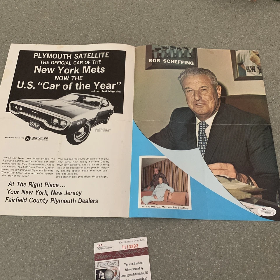 1971 SIGNED YOGI BERRA MAGAZINE PAGE/JSA - Image 4 of 4