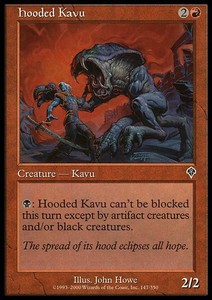Hooded Kavu x4 - Invasion - NM-Mint, English - Invasion