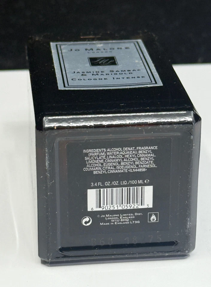 JO MALONE Jasmine Sambac & Marigold Cologne Intense 3.4 oz NEW - Image 4 of 4