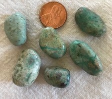 Turquoise Nugget Beads, 6 Count 