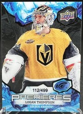 Logan Thompson 2021-22 Upper Deck Ice Hockey Rookie Ice Premieres /499 #212