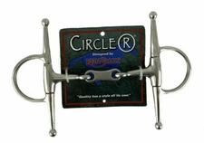 English or Western Saddle Horse 5" Full Cheek French Link / Dogbone Snaffle Bit