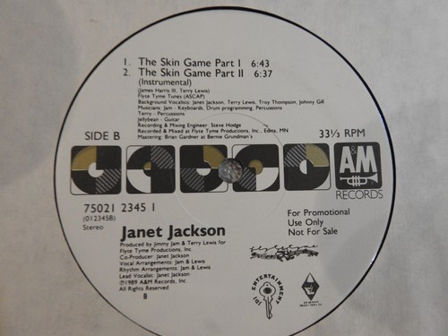 Janet Jackson "Come Back To Me" Pristine NEVER PLAYED Vinyl 12". SEE PHOTOS! - Picture 7 of 8