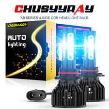 For Cadillac ATS 2013-2019 Combo 9012 HIR2 LED Headlights Bulbs High Low Beam K9