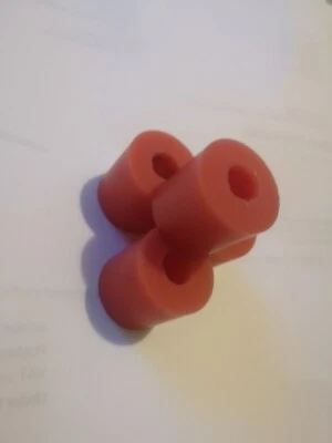 LNM polyurethane suspension bush car 25mm diameter 10mm bore 25mm long 90a red