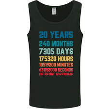 20th Birthday 20 Year Old Mens Vest Tank Top