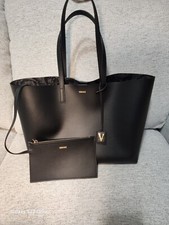 Authentic Versace Virtus Leather Tote Bag 