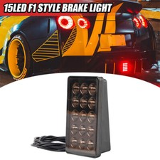 F1 Style 15 LED Rear 3rd Third Strobe Flashing Tail Brake Stop Light Accessory
