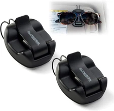 Sunglasses Holder for Sun Visor/Air Vent - 2 Pack