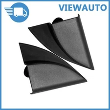 Front Left+Right Door Mirror Corner Cover For 2011 2012 2013 2014 Elantra Black