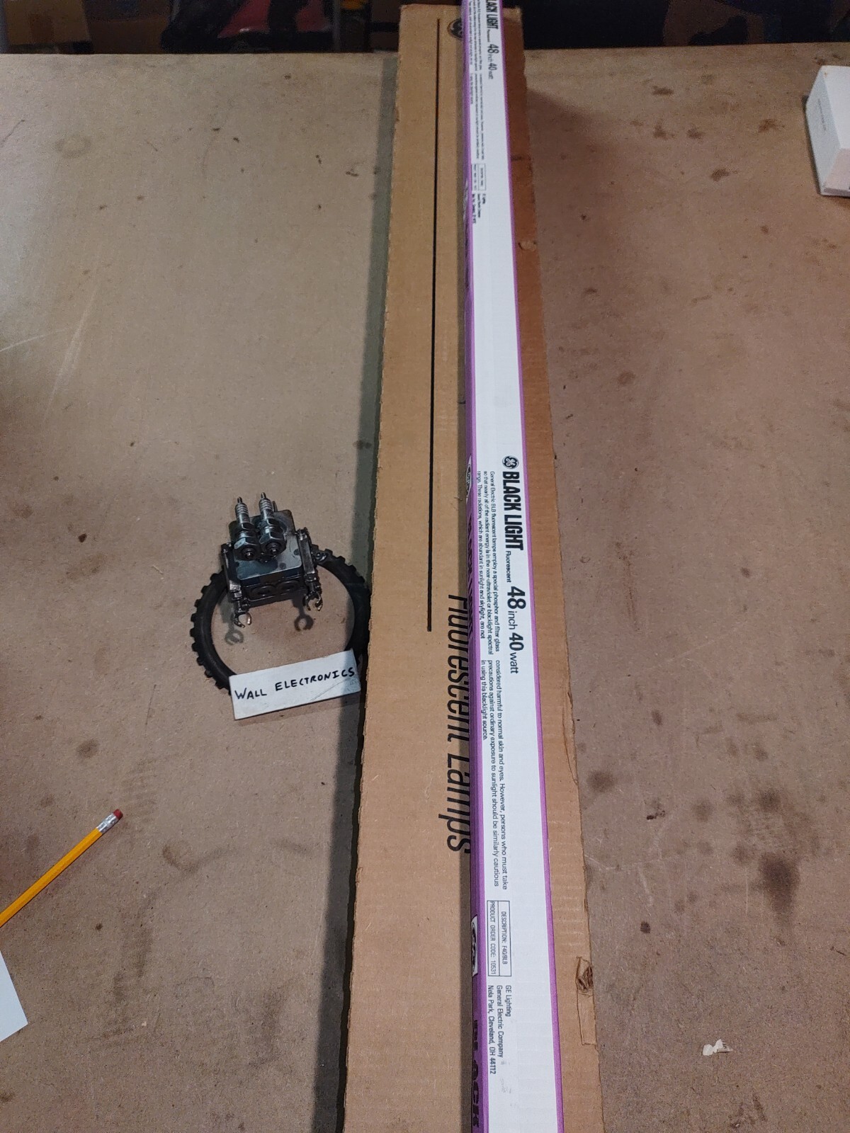 GE 48" Black Light Bulb 40W Fluorescent =NEW= ONE = F40/BLB = 10531 eBay