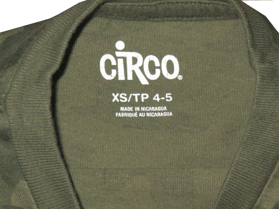 CAMISETA CAMUFLAJE VERDE XS 4/5 CAMUFLAJE MANGA LARGA NIÑOS NIÑOS USADA Foto 2 de 2