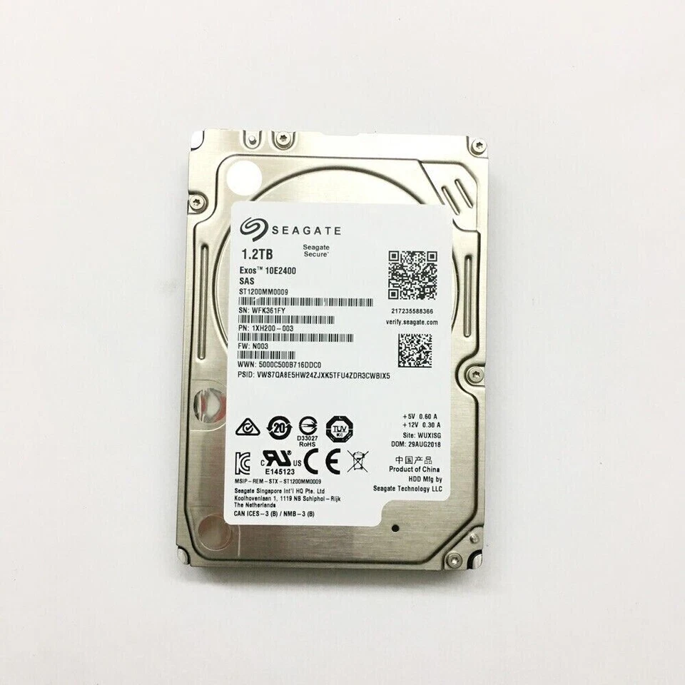 NEW Exos ST1200MM0009 1.2TB 10K RPM 10K 2.5" 12Gb/s 512n SAS Hard Drive - Image 4 of 4