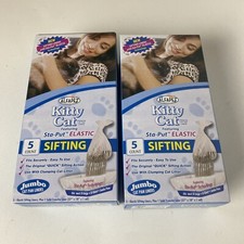Alfapet Kitty Cat Premium Jumbo Cat Pan Liners 5 Count x Pack of 2 NEW sifting