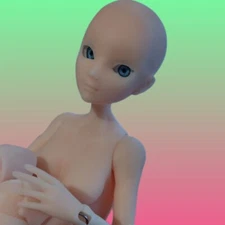 Modified BJD Doll Girl 1/18 (1:18, 4", 4 inch, 10cm) toy ooak free shipping