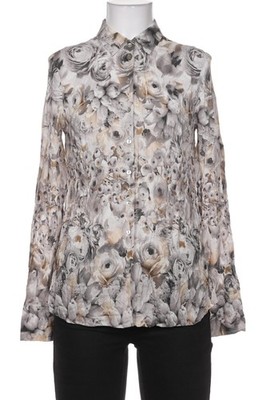 Basler Bluse Damen Oberteil Hemd Hemdbluse Gr. XS Grau #sj625eh