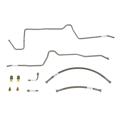Fits 03-04 Jeep Wrangler Transmission Cooler Lines w/ 4.0 Liter Steel WTC0355OM