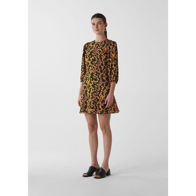 Whistles Daisy Floral Print Ester Fit and Flare Dress Size Size US 6