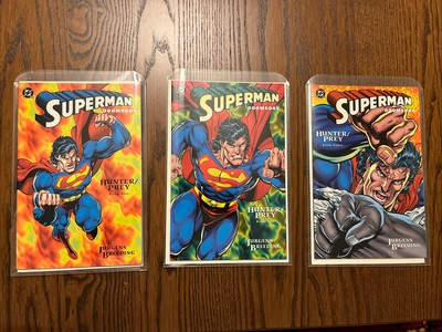 Superman Doomsday DC Hunter/Prey Trio