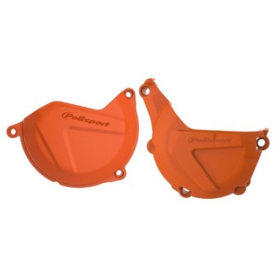 Polisport Clutch & Ignition Cover Kit for KTM EXC 450/500, Husqvarna FE 450/501