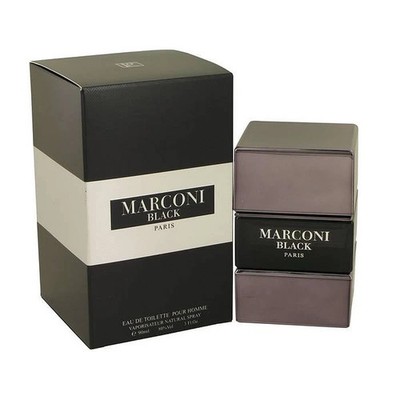  Marconi schwarzes Parfum von Prestige Paris EDT 90 ML / 3,0 flüssige Unzen