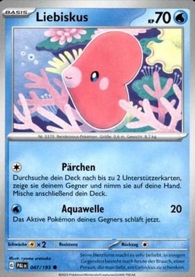 Pokémon Liebiskus Paldea Evolved #47 (6547)